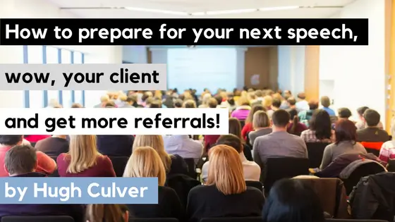 prepare for your next speech