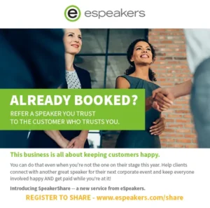 Refer a speaker you trust